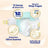 Dodot Sensitive Jumbo Sensitive Nappy Pack Size 2 , 2x88 unités + Aqua Plastic Free Wipes Box 6X48 (288 unités)