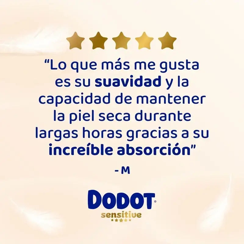 Dodot Sensitive Jumbo Sensitive Nappy Pack Size 2 , 2x88 unités + Aqua Plastic Free Wipes Box 6X48 (288 unités)
