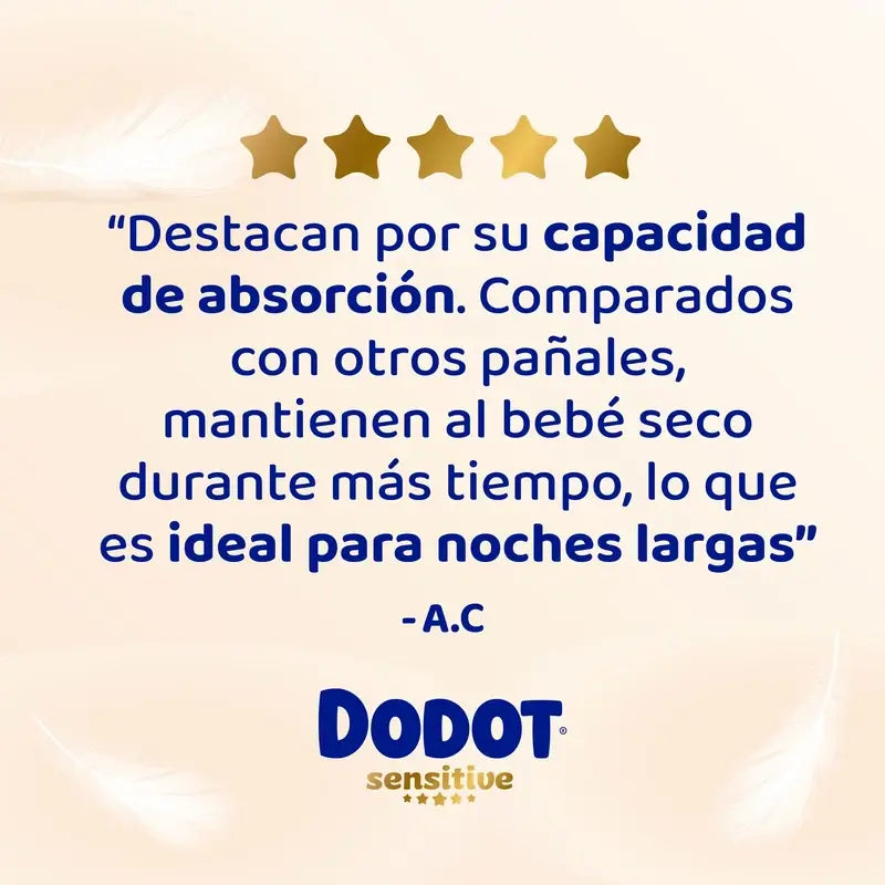Dodot Sensitive Taille 6, >13kg, 37 couches