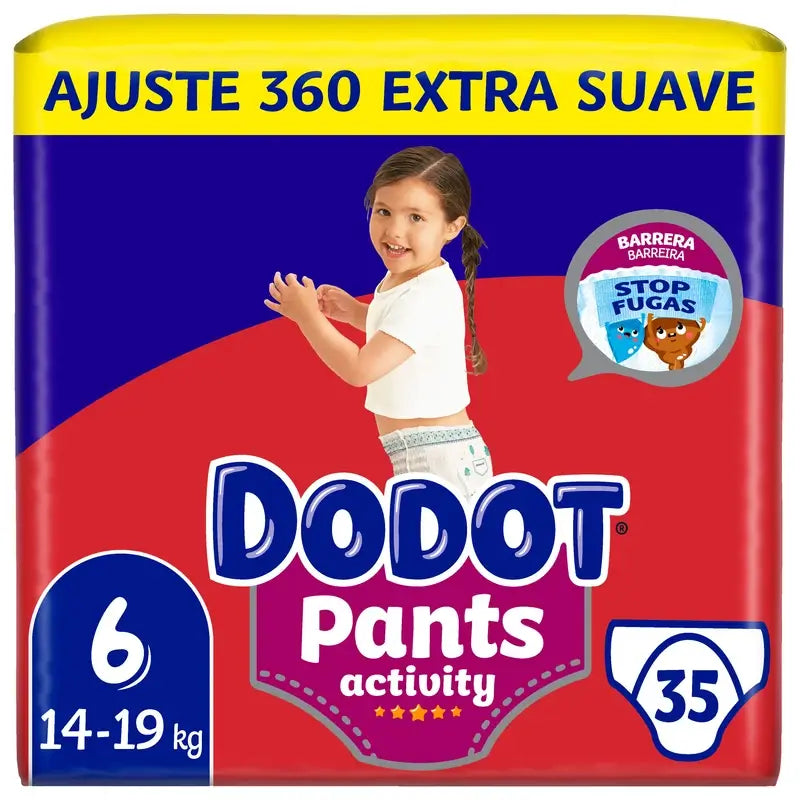 Pantalon Dodot Activité Taille 6, 35 Couches