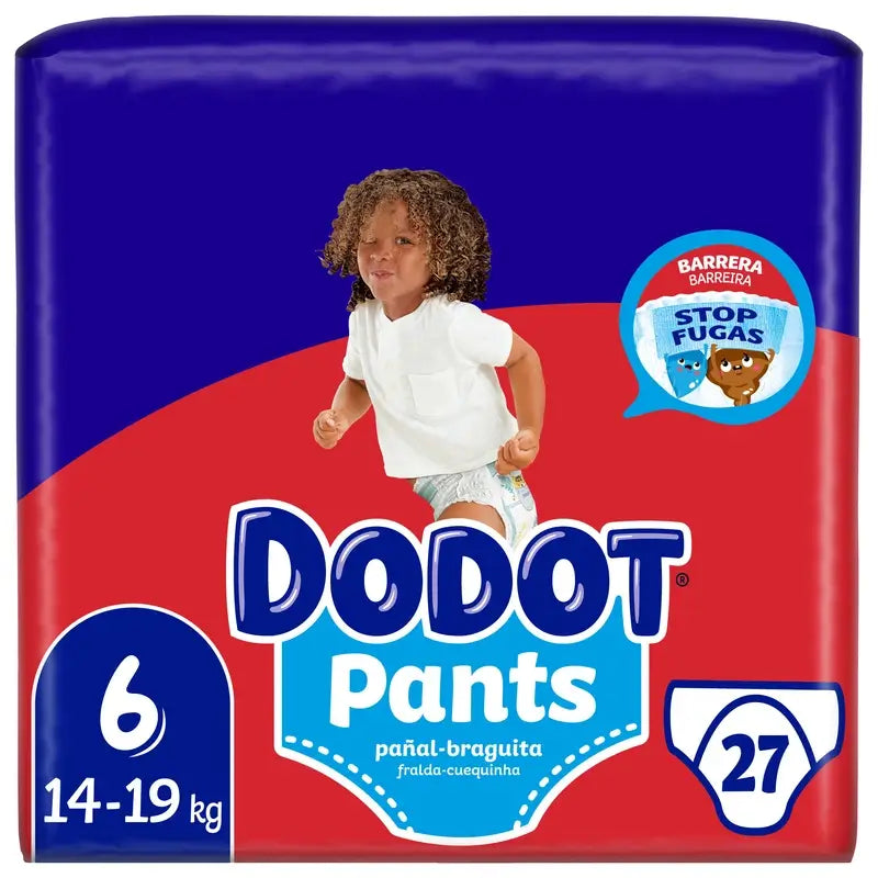 Dodot Pants Diaper Panty Size 6 (+15 Kg), 27 pieces