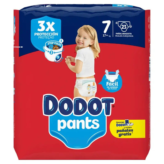 Dodot Pants Panty Size 7 (+17 Kg), 23 Nappies