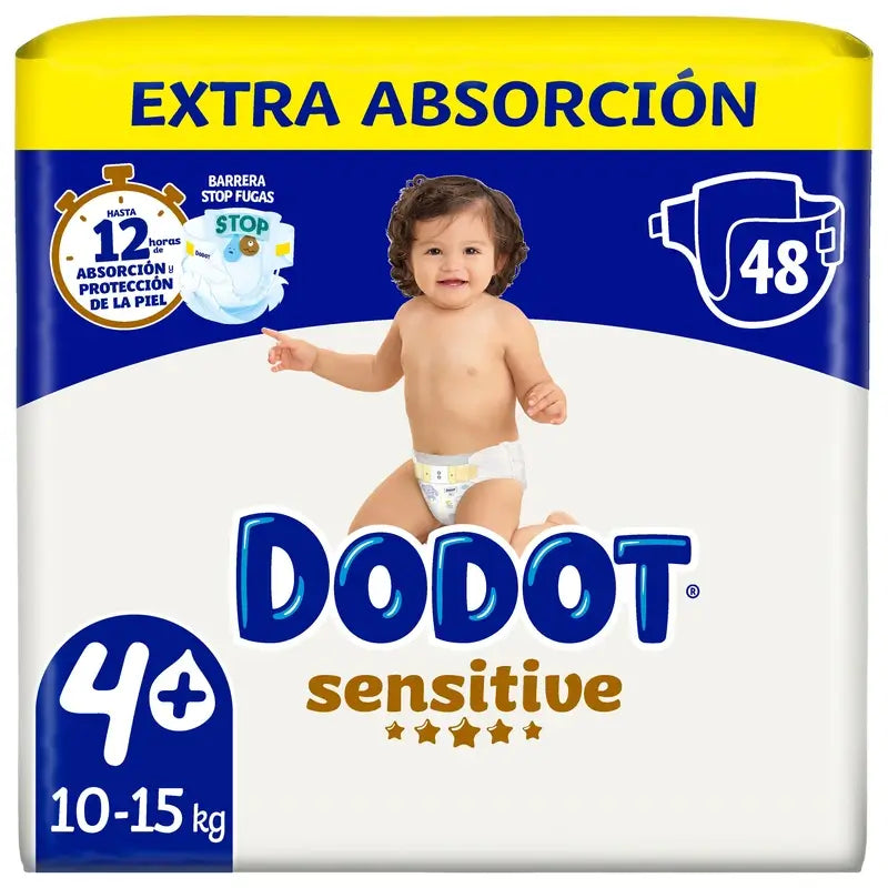 Dodot Sensitive Nappy Extra Jumbo Size 4 , 48 units