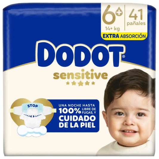 Couches Dodot Sensitive Taille 6, 41