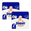 Dodot Pack 2X Sensitive Newborn Nappy Size 2, 160 pcs.