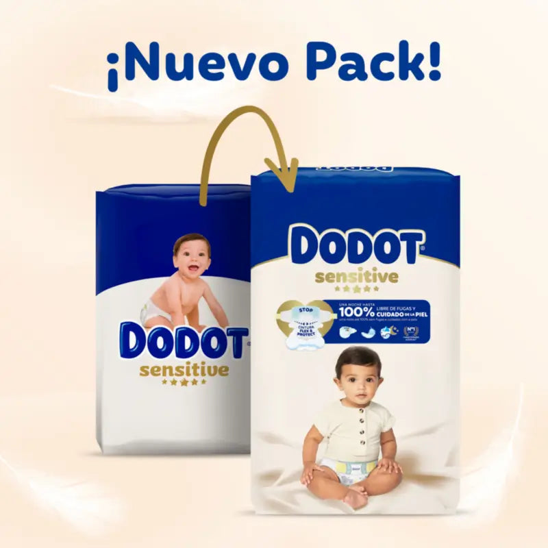 Dodot Sensitive Taille 5 (12-16 Kg), 42 couches