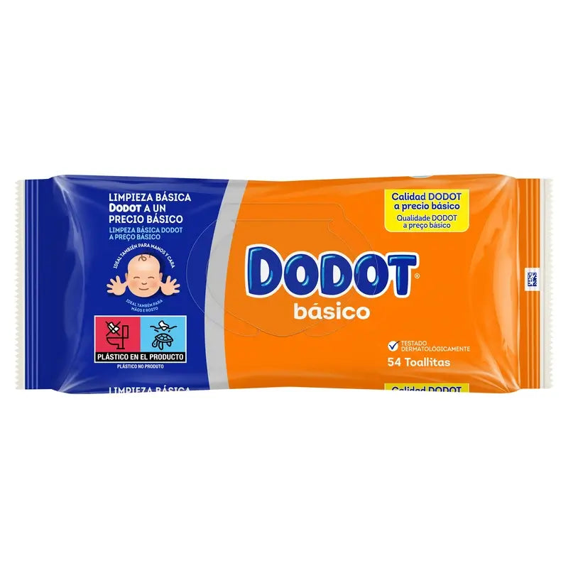 Dodot Dodot Wipes Basic, 54 unités