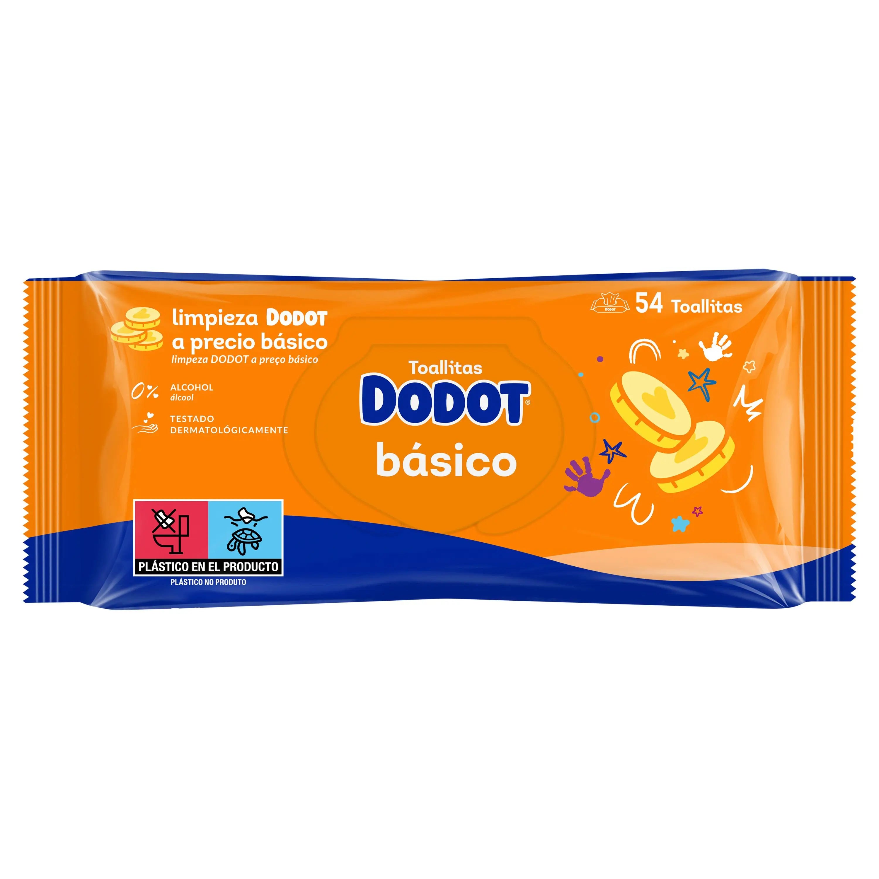 Dodot Dodot Wipes Basic, 54 unités