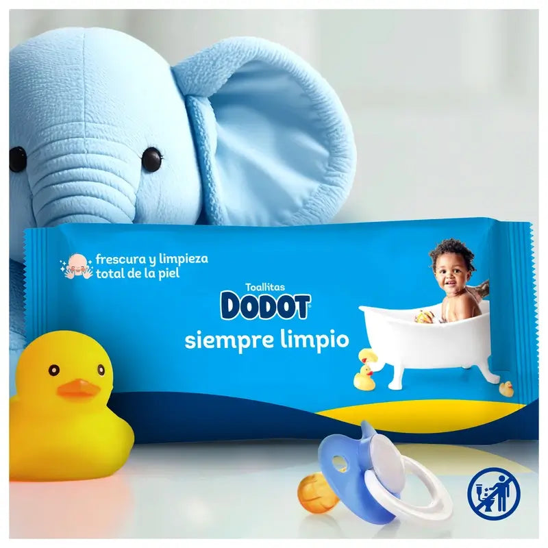 Dodot Dodot Lingettes rechargeables, 208 pcs.