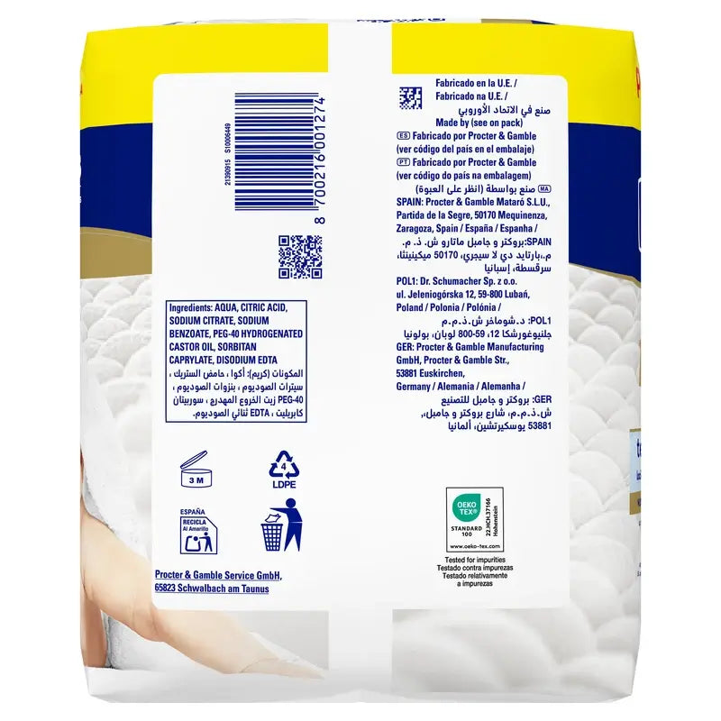 Dodot Pure Aqua Wipes, 6x48, 288 pcs.