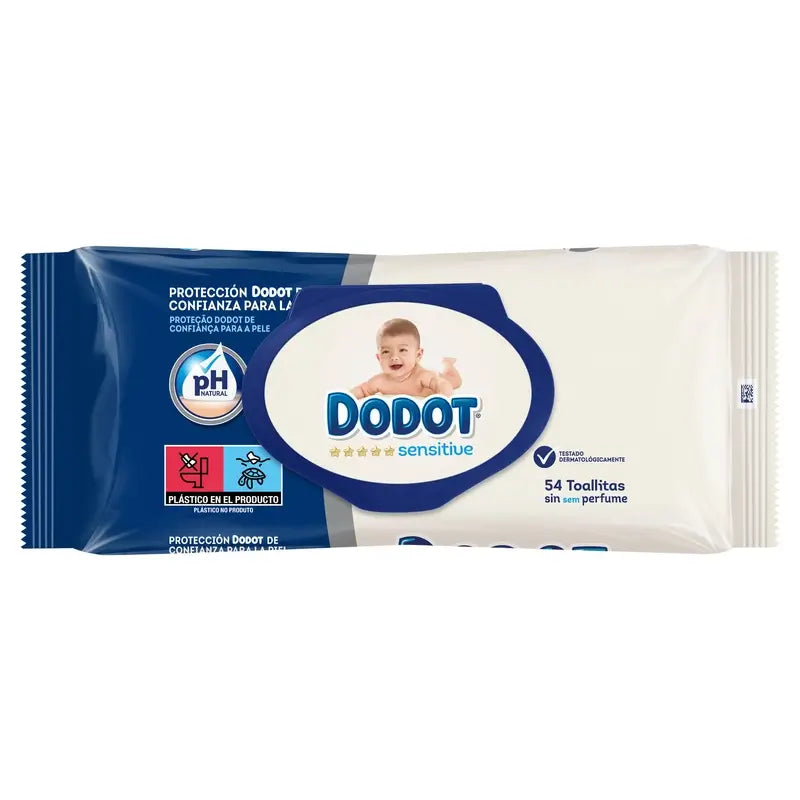 Dodot Lingettes sensibles, 1X54 (54 unités)