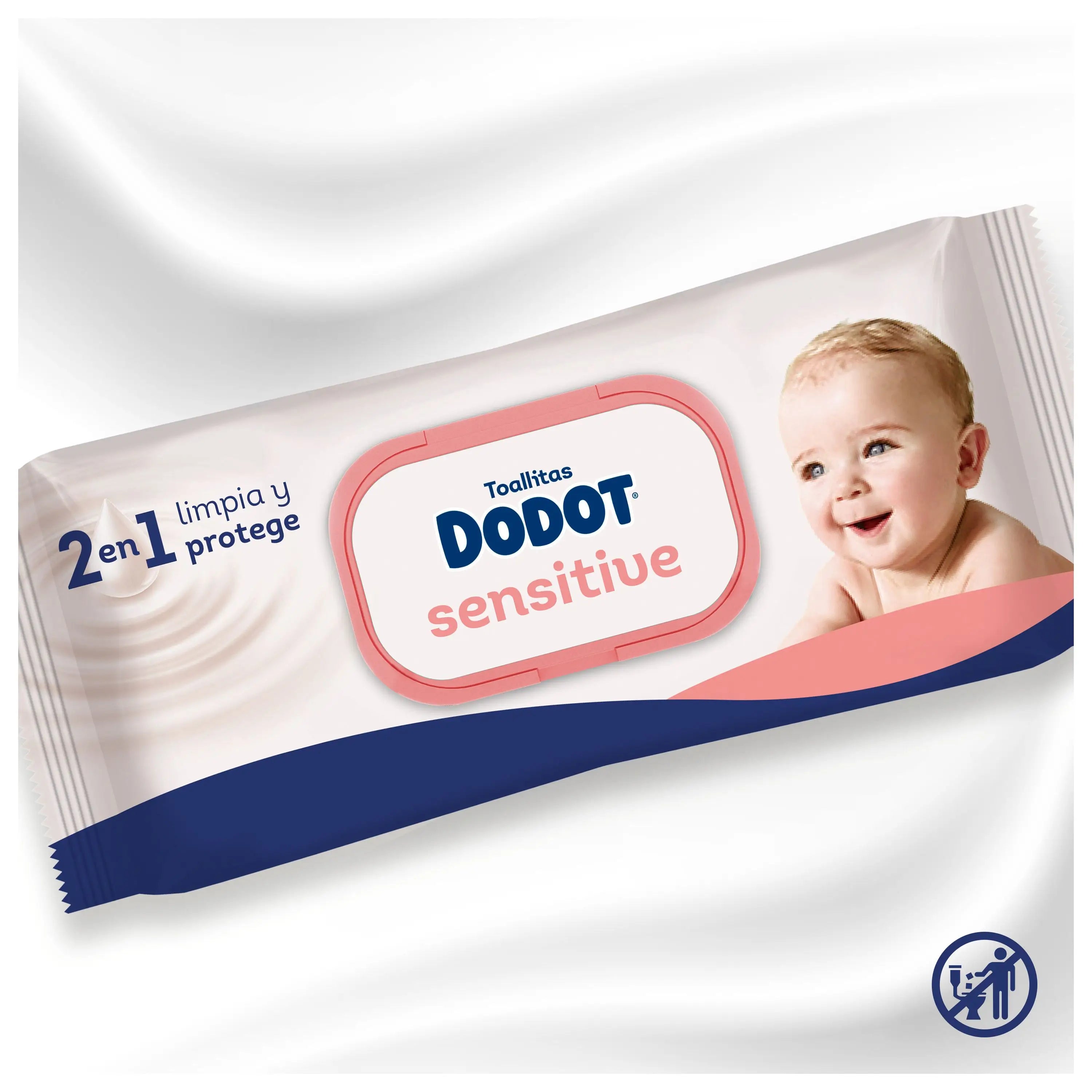 Dodot Lingettes Sensibles, 4x56, 224 pièces (20% GRATUIT)