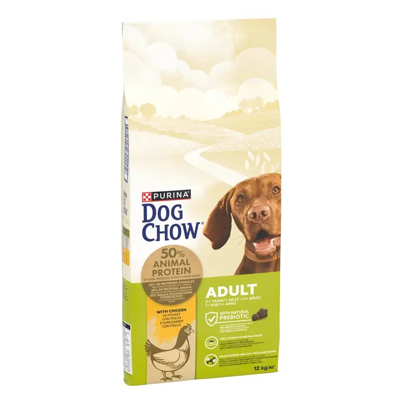 Dog Chow Adult Chicken Dog Food, 12 kg