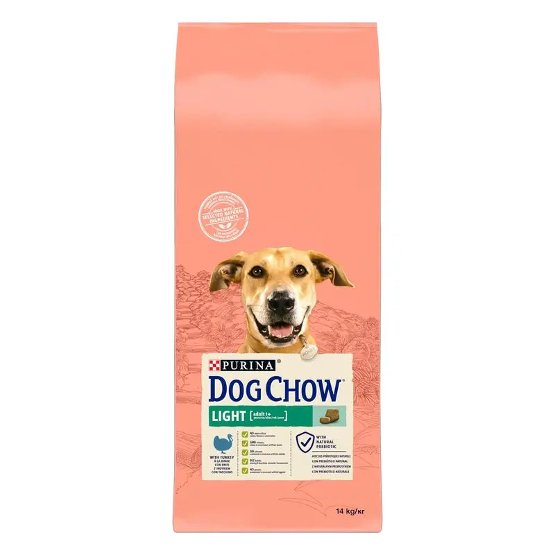 Dog Chow Canine Adult Light Turkey 14Kg, nourriture pour chiens