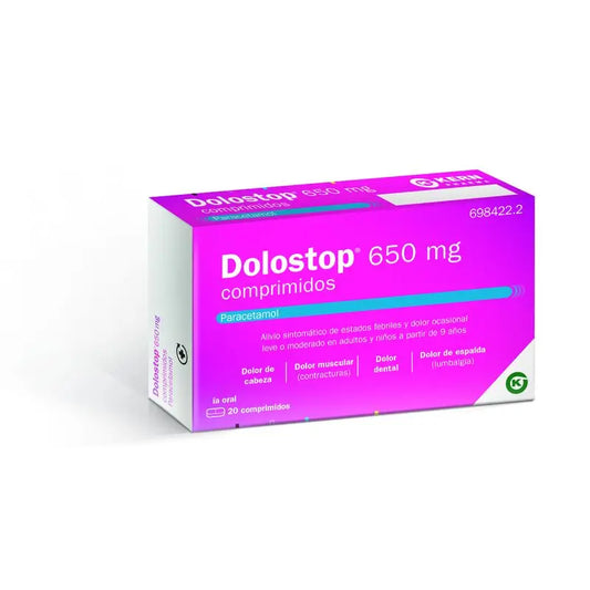 Dolostop 650 mg 20 Comprimés