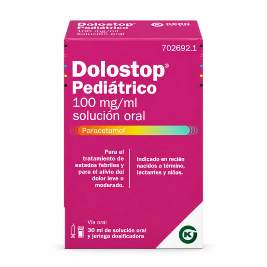Dolostop pédiatrique 100 mg/ml solution buvable 30 ml