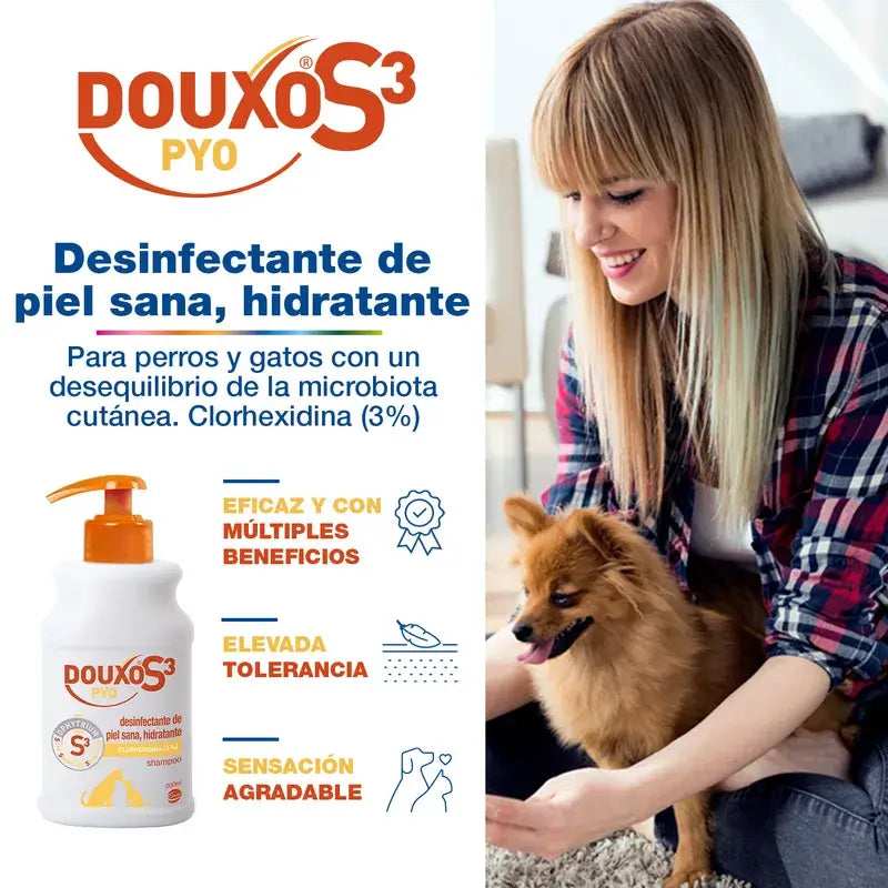 Douxo S3 Pyo Shampooing protecteur, 200 ml
