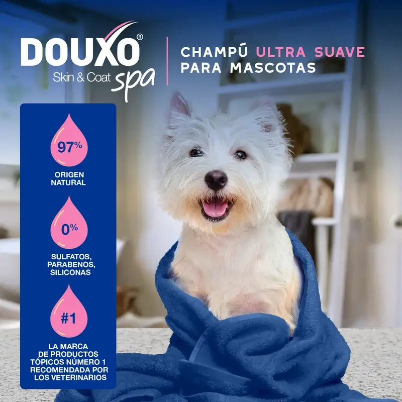 Douxo Skin & Coat Spa Shampooing apaisant pour chiens, 250 ml