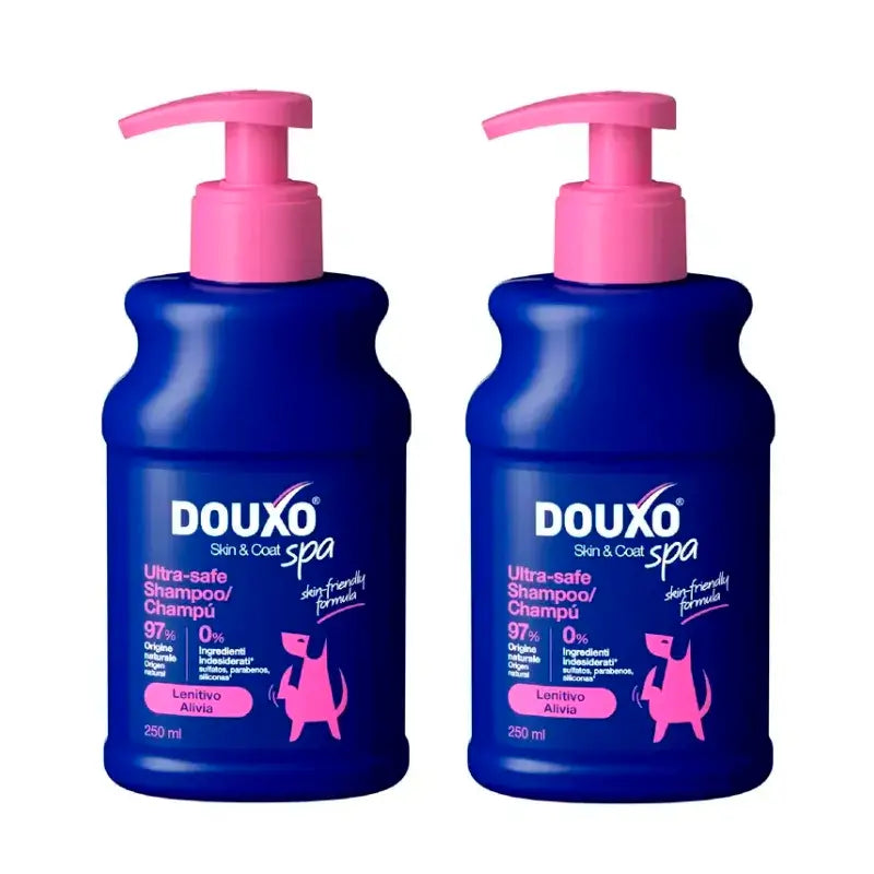 Douxo Skin & Coat Spa Soothing Dog Shampoo, Pack 2 x 250 ml