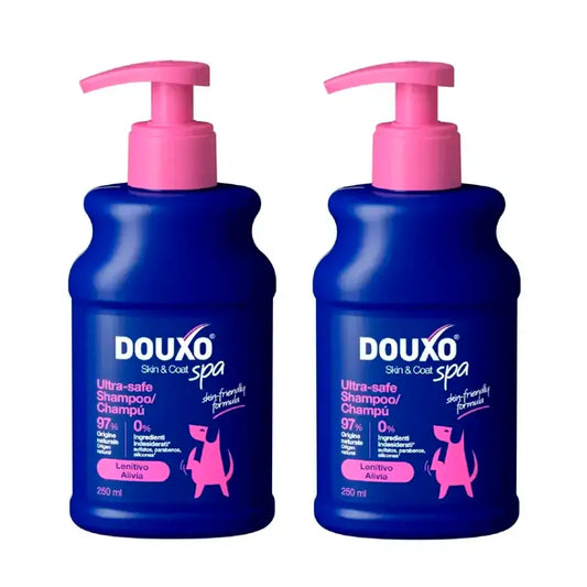 Douxo Skin & Coat Spa Shampooing apaisant pour chien, paquet de 2 x 250 ml