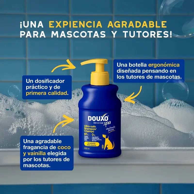 Douxo Skin & Coat Spa Shampooing à l'avoine pour chiens, 250 ml