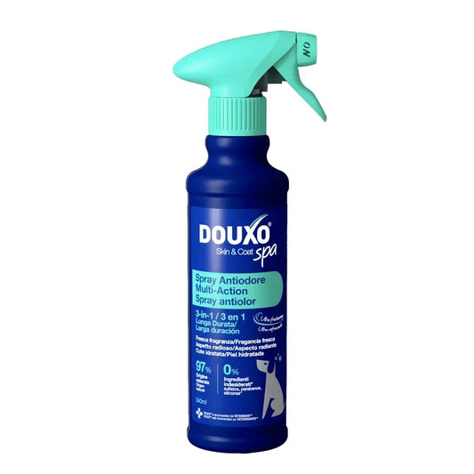 Douxo Skin & Coat Spa Spray multi-actions anti-odeurs pour chiens, 340 ml