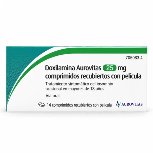 Doxylamine Aurovitas 25 mg, 14 comprimés pelliculés