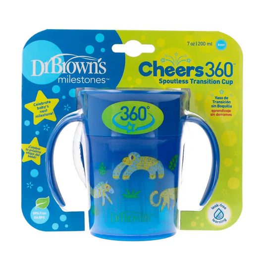 Dr. Brown's 360 Cup without Mouthpiece Blue with Handles 200ml