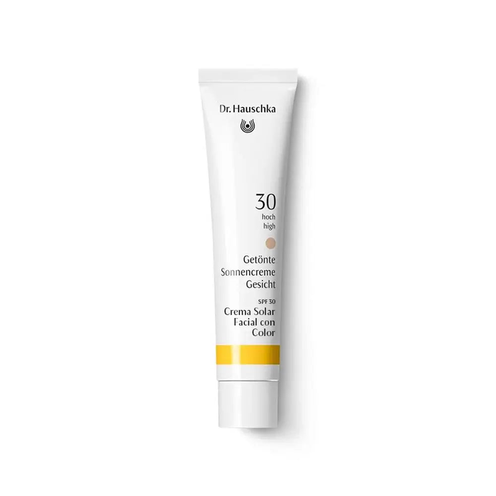 Hauschka Crème solaire pour le visage Spf30 avec couleur Tube 40Ml.