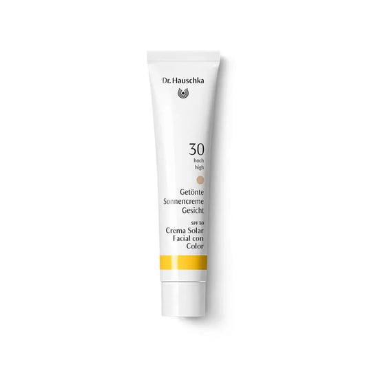 Hauschka Crème solaire pour le visage Spf30 avec couleur Tube 40Ml.