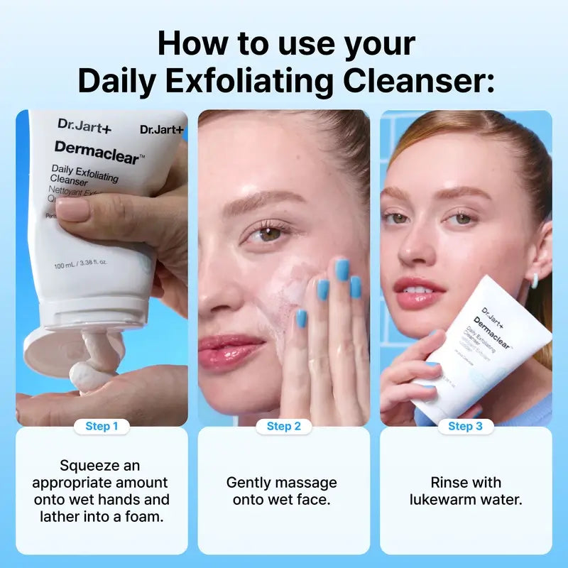 Dr Jart+ Dermaclear Nettoyant exfoliant quotidien, 30 ml