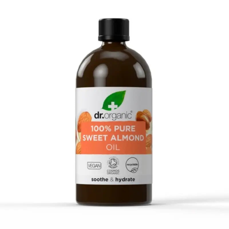 Dr.Organic Huile d'amandes douces 100 % pure, 100 ml