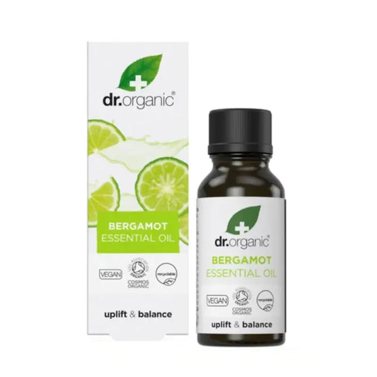 Dr.Organic Huile essentielle de bergamote bio et 100 % pure, 10 ml