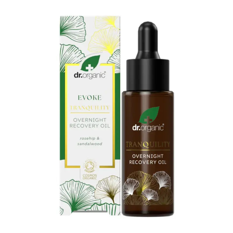 Dr.Organic Huile réparatrice de nuit Evoke Tranquility, 30 ml