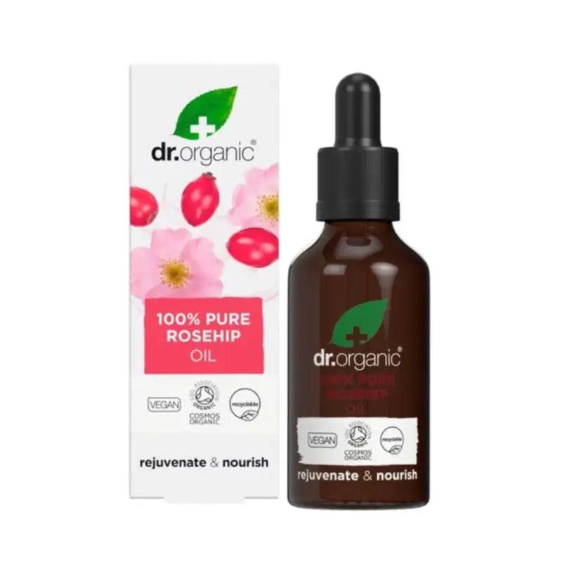 Dr.Organic Huile de rose musquée 100 % pure, 50 ml