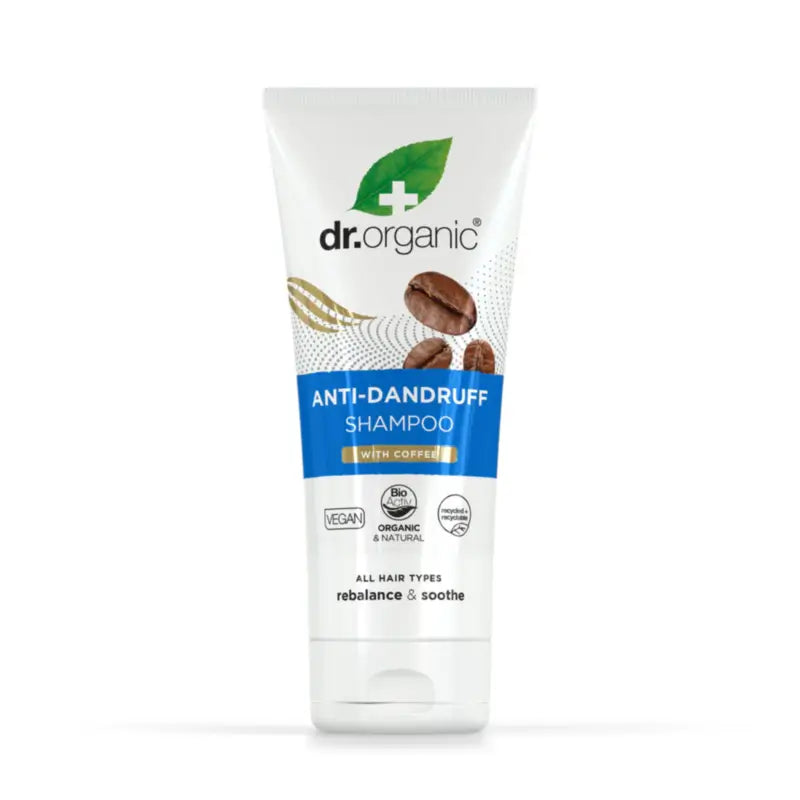 Dr.Organic Shampooing antipelliculaire au café, 200 ml