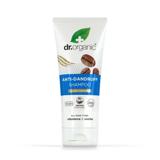 Dr.Organic Shampooing antipelliculaire au café, 200 ml