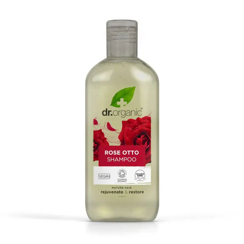 Shampooing Dr. Organic Rosa Damascena Mature Hair, 265 ml