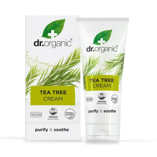 Crème pour le visage au Tea Tree Dr. Organic Peau grasse, 50 ml