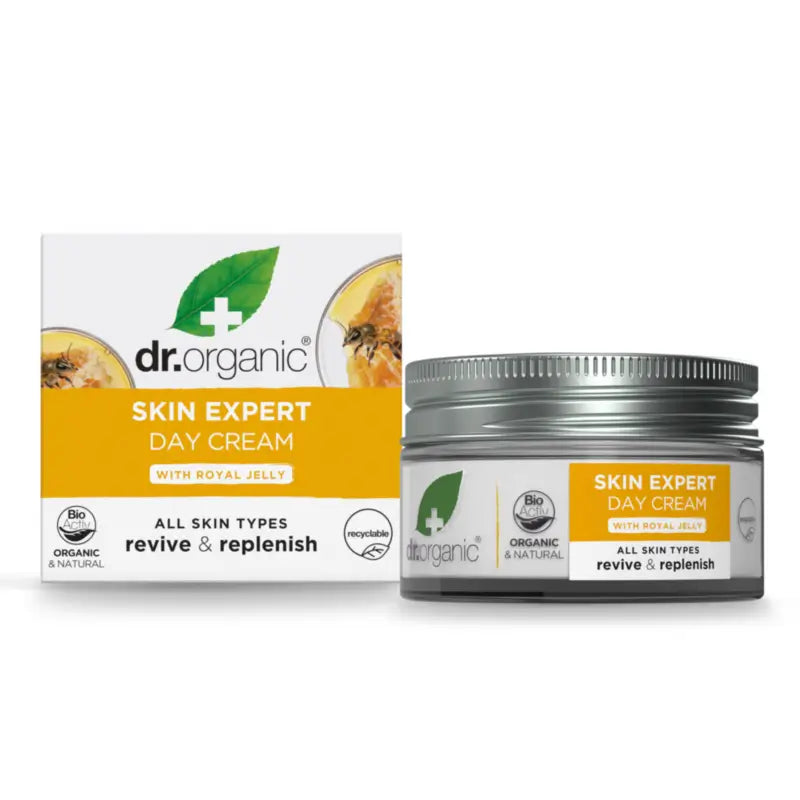 Dr.Organic Crème de jour Skin Expert à la gelée royale, 50 ml