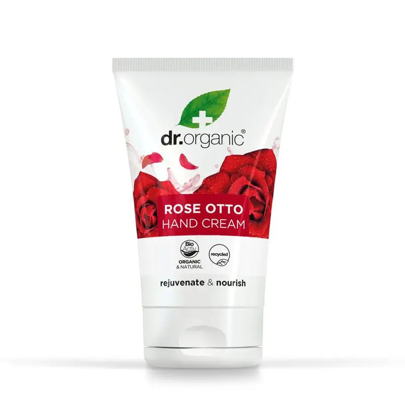 Dr. Organic Rosa Damascena Mature Skin Hand & Nail Cream, 125 ml