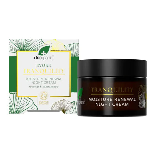 Dr.Organic Crème de nuit Evoke Tranquility, 50 ml