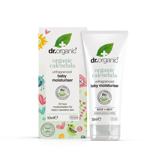 Crème hydratante pour bébé au Calendula Dr. Organic 50ml.
