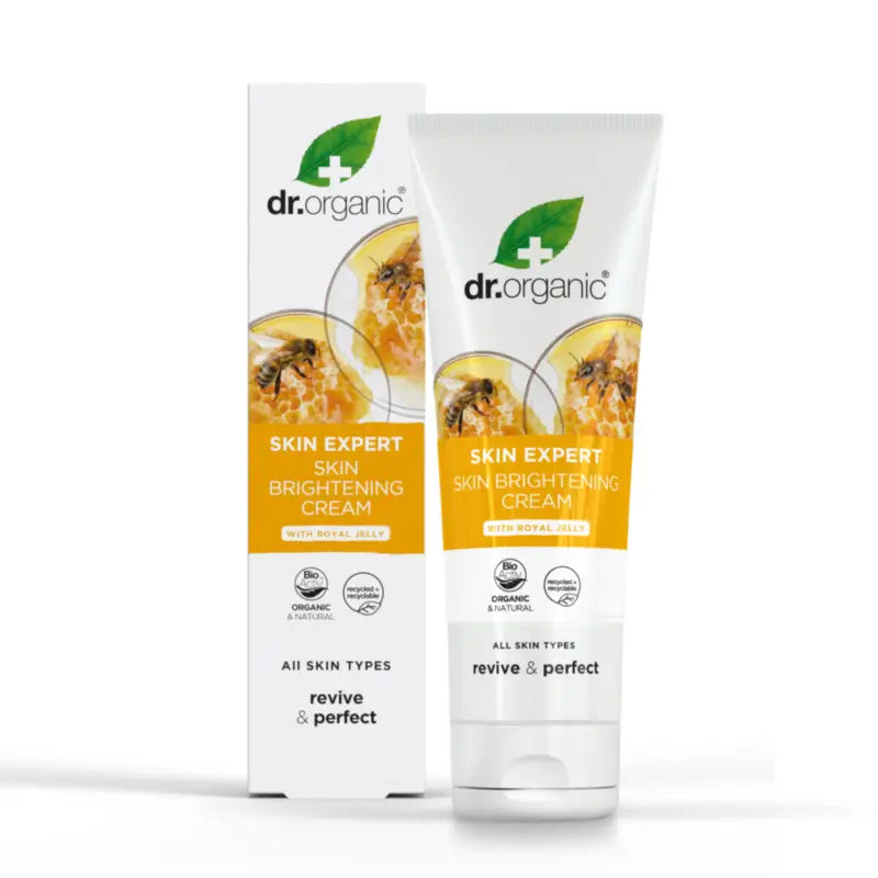 Dr.Organic Crème légère et illuminatrice Skin Expert à la gelée royale, 125 ml