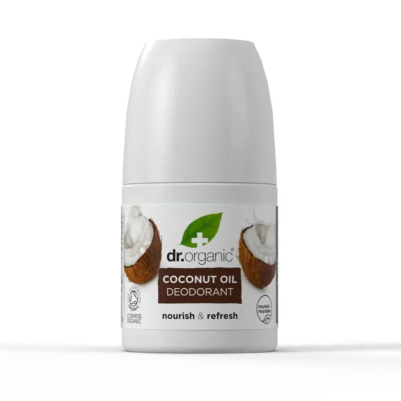 Déodorant à l'huile de coco Dr. Organic Tous types de peau, 50 ml