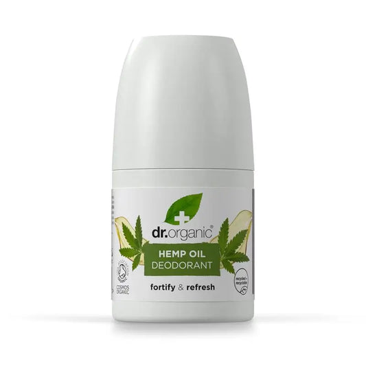 Déodorant à l'huile de chanvre Dr. Organic Tous types de peau, 50 ml
