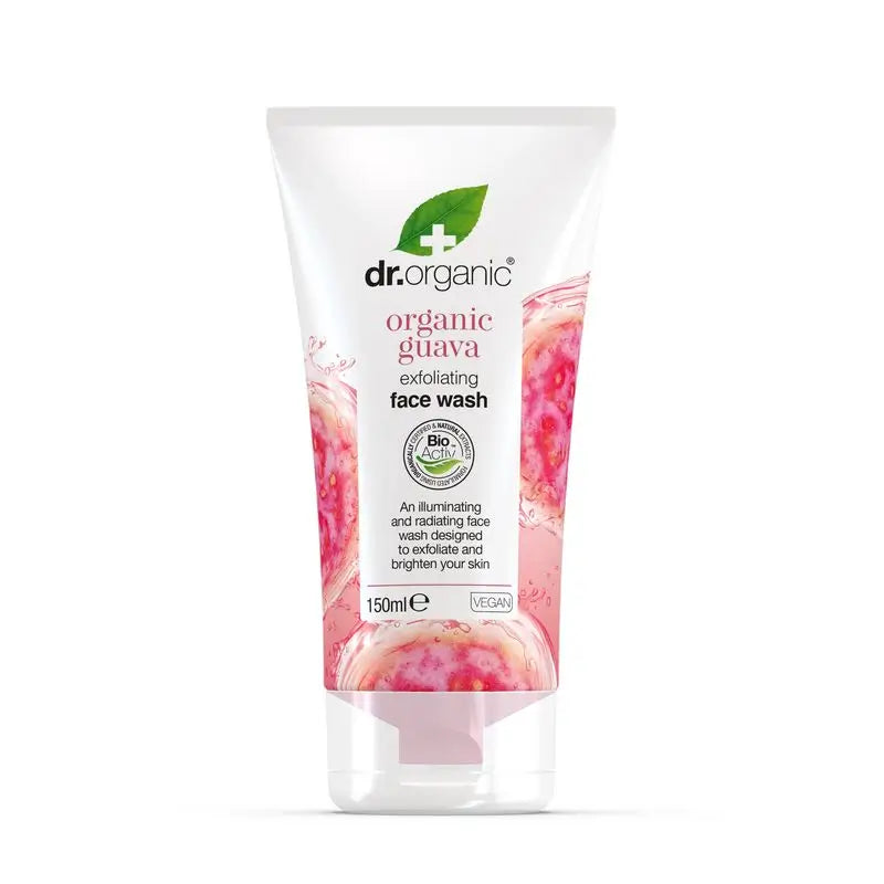 Exfoliant visage à la goyave Dr. Organic 150Ml.