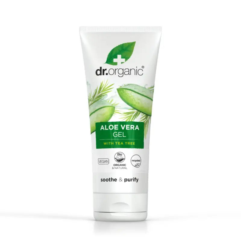 Gel d'aloe vera à l'arbre à thé et à l'arnica 200 ml.