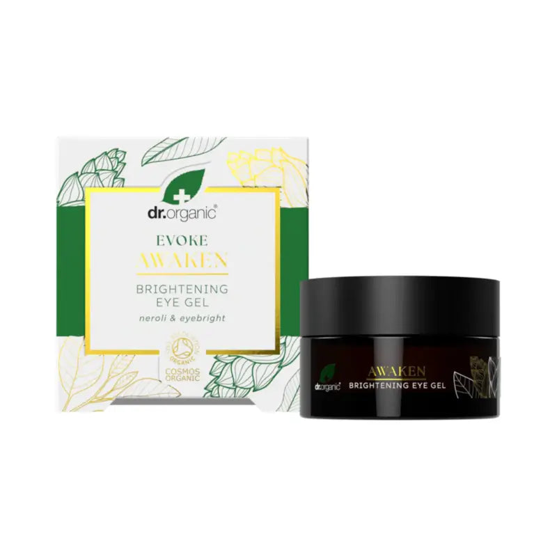 Dr.Organic Gel illuminateur pour le contour des yeux Evoke Awaken, 10 ml