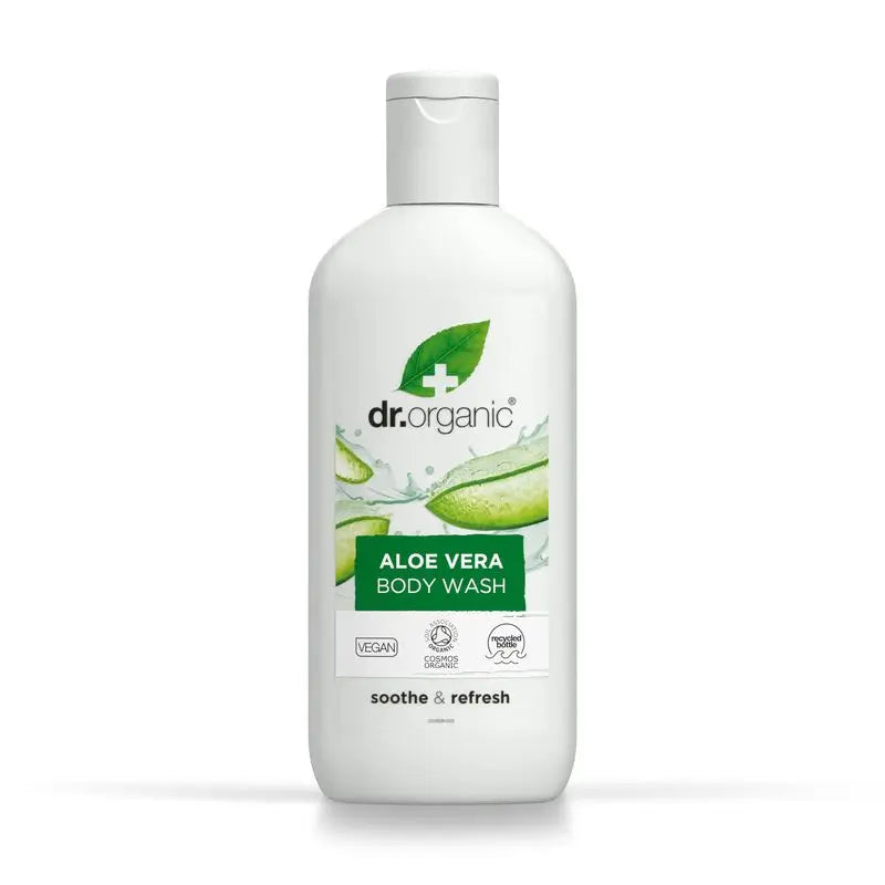 Gel douche à l'aloe vera Dr. Organic Tous types de peau, 250 ml